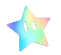 Decus Shop Super Mario Star L 0144 (Marea Negra) // Pegatina OEM JDM Style Vinyl Transfer