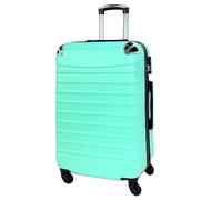 ded Maleta Grande Equipaje para Viajar en avión de Bodega 4 Ruedas giratorias 360º Color Verde Agua 75x45x28cm