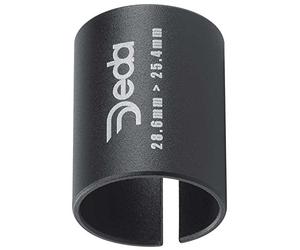 Deda Elementi Adaptador de Manga de vástago, Unisex, Negro, 1" to 1 1/8th