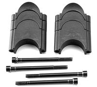 DEDA-ELEMENTI Unisex Adulto, Dedaelementi Parabolica/ Fastblack2 Riser Spacers spessore poggiagomiti, Nero, Taglia Unica, Black, One Size