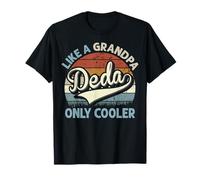 DEDA Like A Grandpa Only Cooler Día del Padre Retro Camiseta