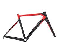 Dedacciai Strada Montura de Bicicleta de Carretera Vertigine Unisex, Color Negro/Rojo, XL