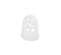Dedal de silicona ahuecado transpirable para tocar guitarra, protector de dedos para uñas, almohadilla de dedo pequeña, cubierta de silicona para la punta de los dedos, protectores de silicona para la