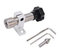 Dedal de torno de carpintería en miniatura, contrapunto telescópico pequeño con centro giratorio vivo, tamaño compacto para carpintería de bricolaje, hecho de acero 45 con