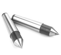 Dedal móvil central de torno CNC MT1 MT2 MT3, herramienta de molienda central sólida cónica de aleación de alta precisión, 2 uds.(MT4-30mm)