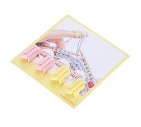 Dedal para Tejer 4 Piezas, Guía de Dedos para Lana, Accesorios de Costura para Suéteres DIY - Duradero y Cómodo, Facilita el Tejido Manual, Regalo Ideal para Aficionados