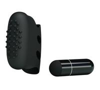 Pretty Love Flirtation Dedal Vibrador Steward Negro 1ud