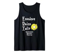 Dedalera Daisy Tulip Jardineros contra el Fascismo Protesta Camiseta sin Mangas