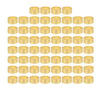 Dedales de Coser de Cobre, Protector de Dedos para Costura, 60 Piezas, Color Dorado - Protección Resistente, Diseño Exquisito, Ideal para Costura y Bordado Manual