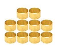 Dedales de costura, 10 piezas Anillo de dedal de costura Dedal de hierro ajustable Metal Fácil limpieza Protectores de dedos de costura para coser a mano Bordado Acolchado