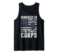 Dedicado a la Policía del Cuerpo de Paz Camiseta sin Mangas