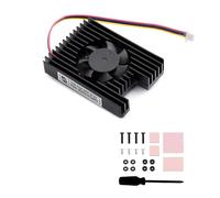 Dedicated 3007 Cooling Fan for Raspberry Pi Compute Module 5 (CM5) - All-in-One, Adjustable Speed, 5V Power Supply, Low Noise, Space-Saving Design with Thermal Tapes