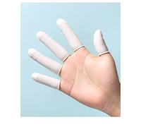 Dediles para Dedos Manos,Cubiertas De Látex,Dedales de látex protegen de la estática,Protegetor dedo látex,manga dedo desechable,Arte Del Clavo, Reparación Electrónica,Doigtier Latex,100 PCS