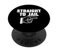 Dedo apuntando Directamente a la cárcel PopSockets PopGrip Adhesivo