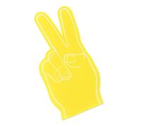 Dedo de espuma gigante: dedos de espuma para animadoras, gladiadores de puntero de espuma ligera, dedo de espuma deportiva, mano de espuma en blanco, accesorios de animación para eventos deportivos