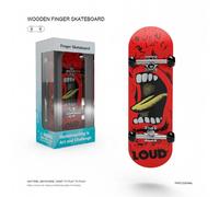 Dedo de madera Skateboards DIY Skate Park Tech Piezas Deck Stunt Skateboard Profesional Soporte de metal Rueda de rodamiento de mesa Juguetes