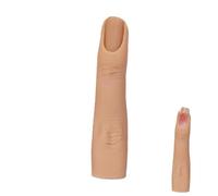 Dedo falso - Silicona duradera | Práctica de entrenamiento de uñas y dedos | Accesorios de manicura ideales para el desarrollo de habilidades | Modelos realistas de dedos de uñas | Perfecto