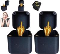 Dedo Medio en una Caja, Middle Finger in a Box Caja Sorpresa con Dedo Medio Bromas para Adultos Divertidos Cajas para Regalo de Broma Divertida Caja De Regalo Sorpresa con Dedo Medio