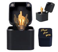 Dedo medio en una caja, regalos secretos de Papá Noel para mujeres, regalos de broma de broma, regalos divertidos para hombres, regalos novedosos de broma de Navidad para hombres y mujeres