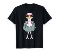 Dedo Medio Gracioso Avestruz Ofensivo Aves Sin Vuelo Rude Camiseta