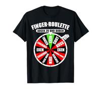 Dedo ojos ruleta hacia y a través de Mallorca JGA Día del Padre Camiseta