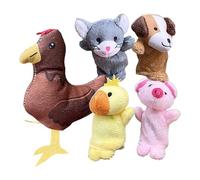 Dedo Puppets, multicolor Finger Toy, Fun Animal Puppets Kids, Perfect for Easter Basket Stuffers, 3,15 pulgadas Egg Fillers, School Classroom Rewards and Party Supplies