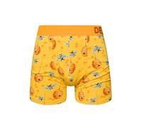 Dedoles Calzoncillos Hombre y Chico Ropa Interior Algodón Boxer Muchos diseños Divertidos Dinosaurios Hockey Patos, Color: Naranja, diseño: Abejas ocupadas (bóxers Ajustados), tamaño: M