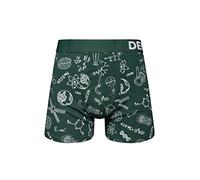 Dedoles Calzoncillos Hombre y Chico Ropa Interior Algodón Boxer Muchos diseños Divertidos Dinosaurios Hockey Patos, Color: Verde, diseño: Física o química (bóxers Ajustados), tamaño: 2XL