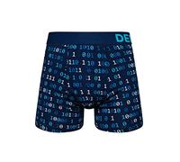 Dedoles Calzoncillos Hombre y Chico Ropa Interior Algodón Boxer Muchos diseños Divertidos Dinosaurios Hockey Patos, Color: Azul, diseño: Nuevas tecnologías (bóxers Ajustados), tamaño: L