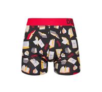 Dedoles Calzoncillos Hombre y Chico Ropa Interior Algodón Boxer Muchos diseños Divertidos Dinosaurios Hockey Patos, Color: Multicolor, diseño: Amante de los Libros (bóxers Ajustados), tamaño: 3XL