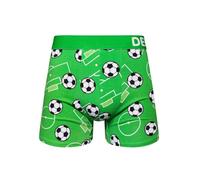 Dedoles Calzoncillos Hombre y Chico Ropa Interior Algodón Boxer Muchos diseños Divertidos Dinosaurios Hockey Patos, Color: Verde, diseño: Futbol (bóxers Ajustados), tamaño: XL