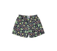 Dedoles Calzoncillos Hombre y Chico Ropa Interior Algodón Boxer Muchos diseños Divertidos Dinosaurios Hockey Patos Barbacoa Globos Regalo, Colore: Negro, Disegno: Recarga Social (Bóxers), Taglia: M