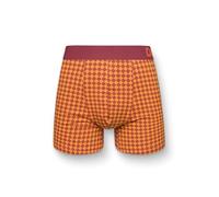 Dedoles Calzoncillos Hombre y Chico Ropa Interior Algodón Boxer Muchos diseños Divertidos Dinosaurios Hockey Patos, Color: Naranja, diseño: Burdeos y Amarillo (bóxers Ajustados), tamaño: XL