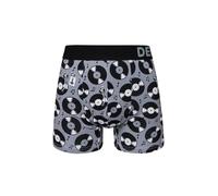 Dedoles Calzoncillos Hombre y Chico Ropa Interior Algodón Boxer Muchos diseños Divertidos Dinosaurios Patos Globos Regalo, Color: Gris, diseño: Discos de Vinilo (Bóxeres Ajustados), tamaño: XL