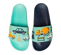 Dedoles Chanclas & Pantuflas Unisex Hombre Mujer y Niños Sandalias diseños divertidos Libros Pizza Flores Fiesta Café Regalo, Color: Tráfico de vehículos, Tamaño: 33 EU