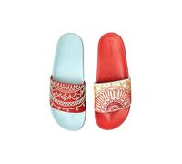 Dedoles Chanclas & Pantuflas Unisex Hombre Mujer y Niños Sandalias diseños divertidos Libros Pizza Flores Fiesta Café Regalo, color: Multicolor, diseño: Mandala étnica, tamaño: 41
