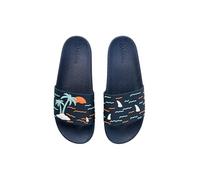 Dedoles Chanclas Unisex Hombre Mujer y Niños Sandalias diseños divertidos Libros Pizza Flores Fiesta Café Regalo, Color: Isla tropical, Tamaño: 46EU