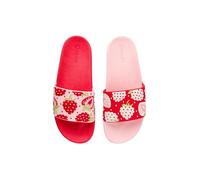 Dedoles Chanclas Unisex Hombre Mujer y Niños Sandalias diseños divertidos Libros Pizza Flores Fiesta Café Regalo, Color: Fresas dulces, Tamaño: 36EU