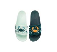 Dedoles Chanclas Unisex Hombre Mujer y Niños Sandalias diseños divertidos Libros Pizza Flores Fiesta Café Regalo, Color: Cangrejo de mar, Tamaño: 37EU