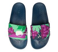 Dedoles Chanclas Unisex Hombre Mujer y Niños Sandalias diseños divertidos Libros Pizza Flores Fiesta Café Regalo, Color: Vino y uvas, 46 EU