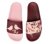 Dedoles Chanclas Unisex Hombre Mujer y Niños Sandalias diseños divertidos Libros Pizza Flores Fiesta Café Regalo