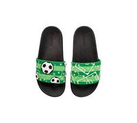 Dedoles Chanclas Unisex Hombre Mujer y Niños Sandalias diseños divertidos Libros Pizza Flores Fiesta Café Regalo, Color: Campo de futbol, Tamaño: 44EU