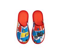 Dedoles Pantuflas Unisex Hombre Mujer y Niños Espuma viscoelástica muchos diseños divertidos Unicornio Gatos Aguacates Planetas Salchicha Regalo, Color: Cómicos de colores, 42-43 EU