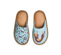 Dedoles Pantuflas Unisex Hombre Mujer y Niños Espuma viscoelástica muchos diseños divertidos Unicornio Gatos Aguacates Planetas Salchicha Regalo, Color: Perro salchicha, 32-33 EU