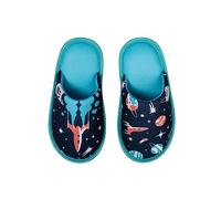 Dedoles Pantuflas Unisex Hombre Mujer y Niños Espuma viscoelástica muchos diseños divertidos Unicornio Gatos Aguacates Planetas Salchicha Regalo, Color: Planetas, 34-35 EU