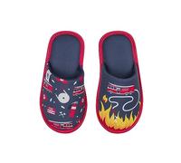 Dedoles Pantuflas Unisex Hombre Mujer y Niños Espuma viscoelástica muchos diseños divertidos Unicornio Gatos Aguacates Planetas Salchicha Regalo, Color: Bombero, 30-31 EU