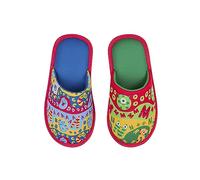 Dedoles Pantuflas Unisex Hombre Mujer y Niños Espuma viscoelástica muchos diseños divertidos Unicornio Gatos Aguacates Planetas Salchicha Regalo, Color: Primeras letras, 28-29 EU