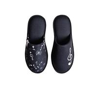 Dedoles Pantuflas Unisex Hombre Mujer y Niños Espuma viscoelástica muchos diseños divertidos Unicornio Gatos Aguacates Planetas Salchicha Regalo, Color: Música, 38-39 EU