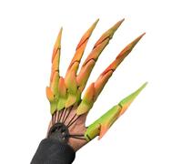Dedos articulados de Halloween - Extensión de garras esqueléticas realistas, accesorios para dedos ABS | Guantes comunes flexibles impresos en 3D para decoración de casa embrujada, cosplay
