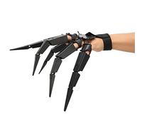 Dedos Articulados Flexibles Y Aterradores De Halloween, Extensiones De Dedos Articuladas, Extensiones De Esqueleto De Dedo Impresas En 3D para Halloween Bruja Fantasma Cosplay Niño(Left)